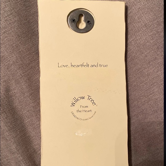 WILLOW TREE  Plaque Love, Heartfelt And true - Picture 3 of 3